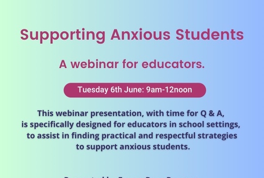 Webinar: Supporting Anxious Students for Educators